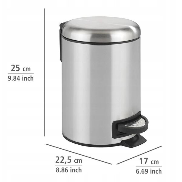 Κάδος απορριμμάτων LEMAN, 3 L, WENKO