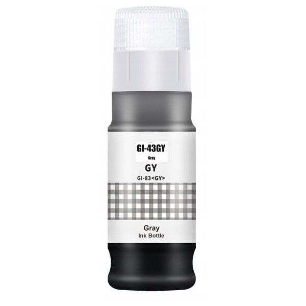 PRISM Canon Μελάνι GI-43G Γκρι 8k 100% νέο 70ml μπουκάλι μελάνης
