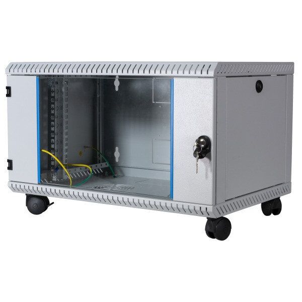 Ντουλάπα EFB EFB 19" Wandgehäuse 6HE, fest, 1-teilig,RAL7035,T=500