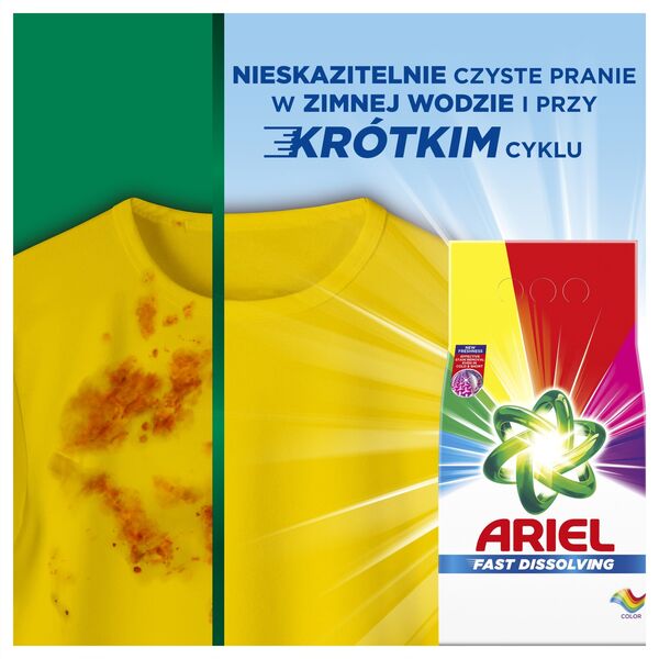 Ariel Σκόνη πλυσίματος για χρωματιστά υφάσματα, 4,4 kg