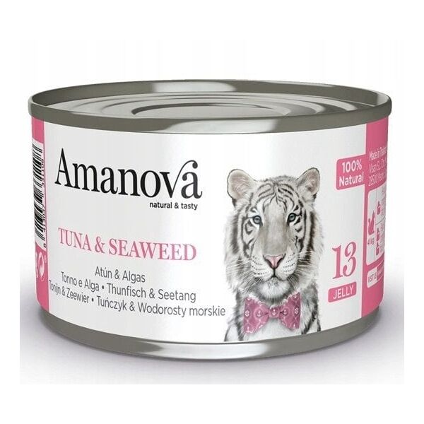 Amanova Κοτόπουλο Τόνος & Φύκια σε ζελέ κονσέρβα 70g