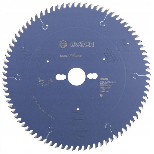 Circular Saw Blade Exp WO T 250x30x80
