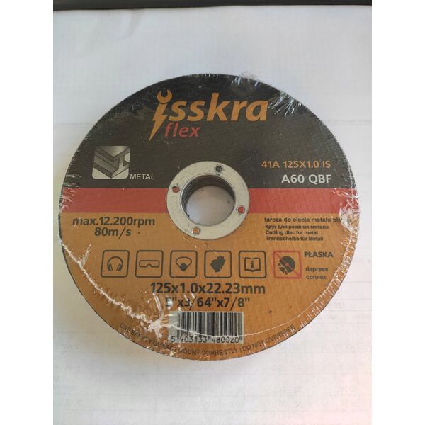 Δίσκος κοπής μετάλλου 125x1.0mm KELTIN (25/100/400)