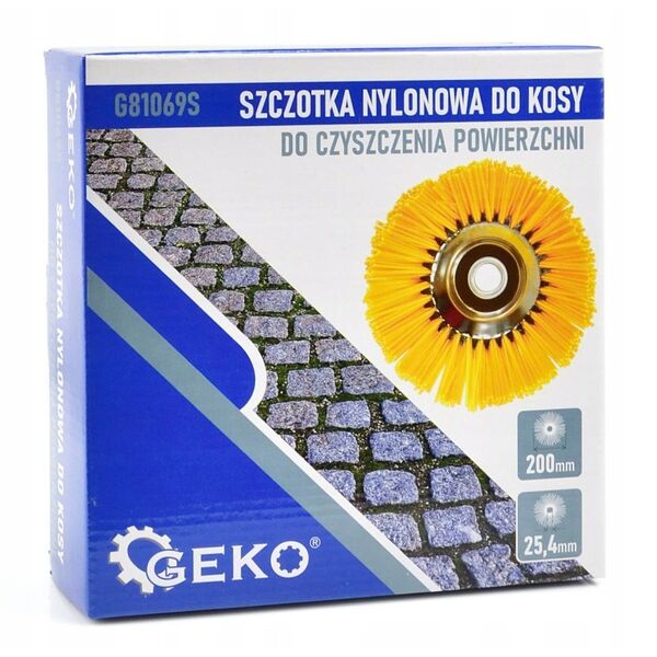 Νάιλον βούρτσα για χορτοκοπτικό 200x25,4mm για καθαρισμό επιφανειών (20)