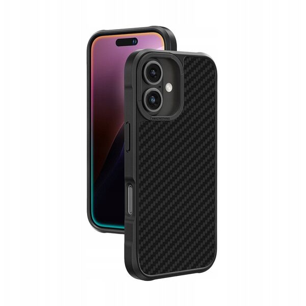 Θήκη θωρακισμένη AMAZINGTHING Titan Max Case με ίνες αραμιδίου 1500D για iPhone 16 - μαύρο