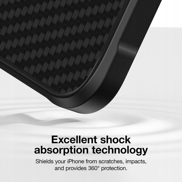 Θήκη θωρακισμένη AMAZINGTHING Titan Max Case με ίνες αραμιδίου 1500D για iPhone 16 - μαύρο