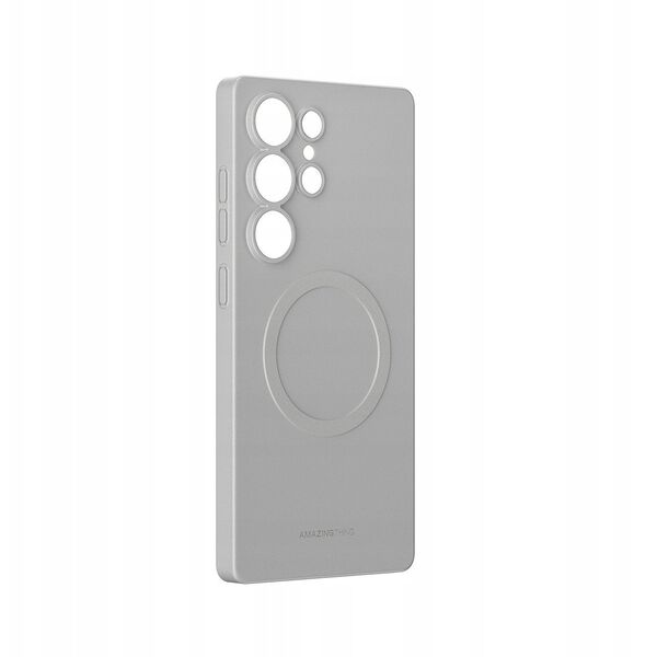 Θήκη σιλικόνης AMAZINGTHING Minimal Air Case με μαγνητικό δακτύλιο για Samsung Galaxy S25 Ultra - γκρι