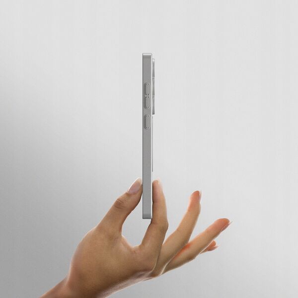 Θήκη σιλικόνης AMAZINGTHING Minimal Air Case με μαγνητικό δακτύλιο για Samsung Galaxy S25 Ultra - γκρι