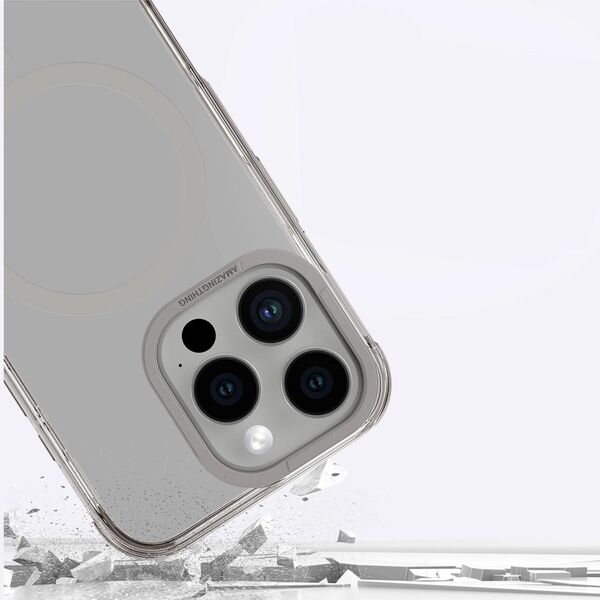 Θήκη σιλικόνης AMAZINGTHING Omni Mag Case για iPhone 16 Pro Max - γκρι