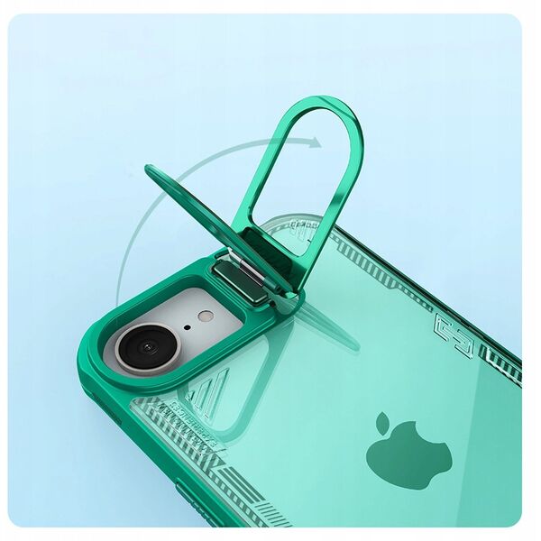 Θήκη Nillkin Iceblade Prop με βάση στήριξης για iPhone 16e - πράσινο