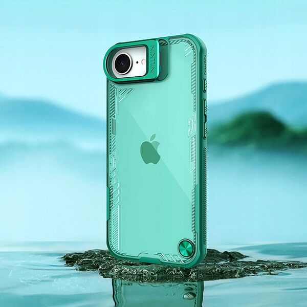 Θήκη Nillkin Iceblade Prop με βάση στήριξης για iPhone 16e - πράσινο