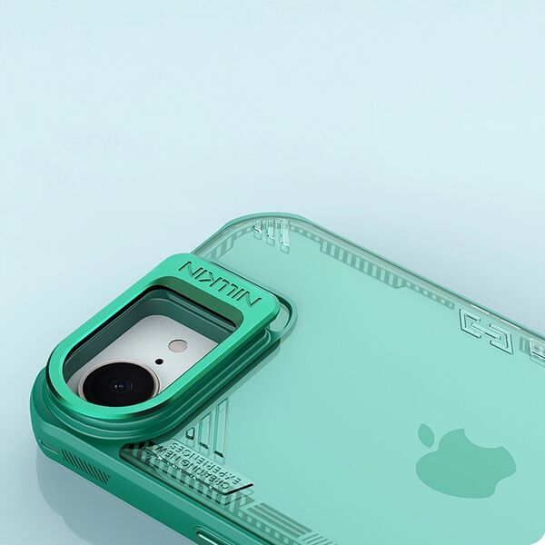 Θήκη Nillkin Iceblade Prop με βάση στήριξης για iPhone 16e - πράσινο
