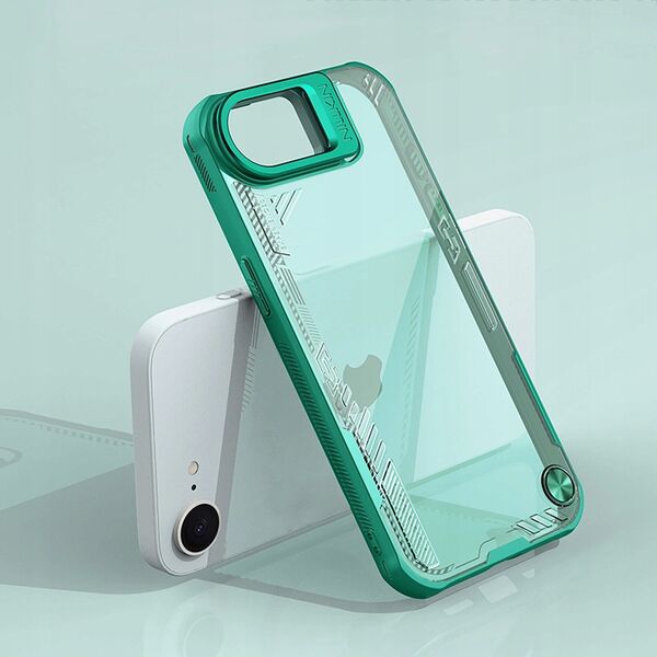 Θήκη Nillkin Iceblade Prop με βάση στήριξης για iPhone 16e - πράσινο