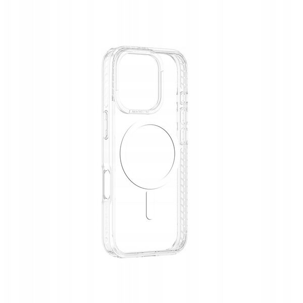 Θήκη σιλικόνης AMAZINGTHING Titan Pro Mag Case με μαγνητικό δακτύλιο για iPhone 16 Pro Max - διαφανές