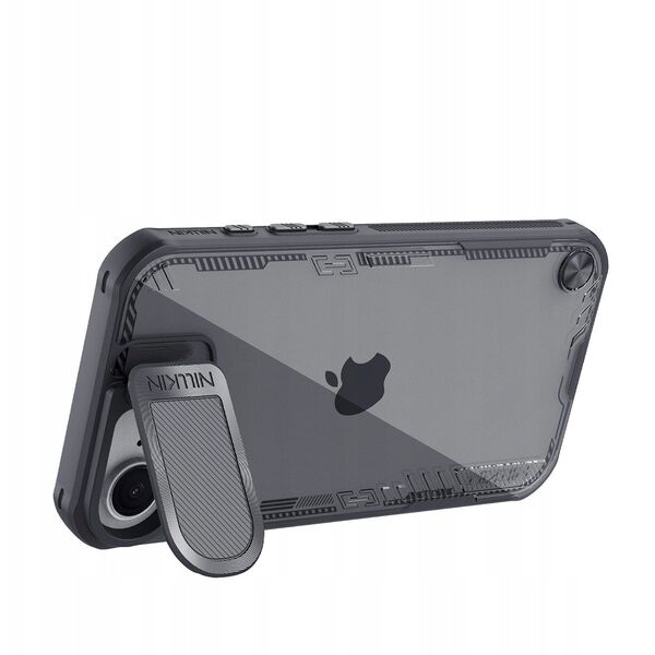 Θήκη Nillkin Iceblade Prop με κάλυμμα φακού και βάση για iPhone 16e - μαύρο