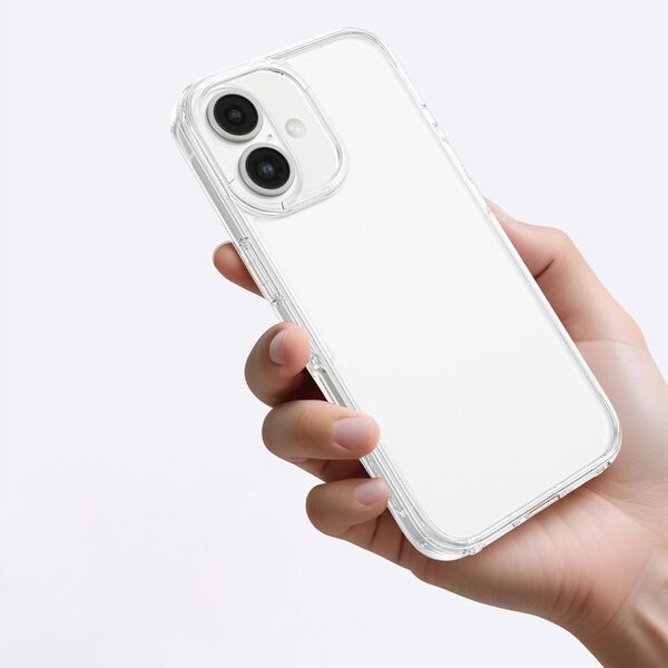 Θήκη σιλικόνης AMAZINGTHING Minimal Case για iPhone 16 - διαφανής