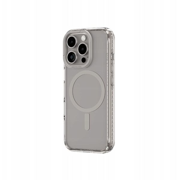 Θήκη σιλικόνης AMAZINGTHING Titan Pro Mag Case με μαγνητικό δακτύλιο για iPhone 16 Pro - γκρι