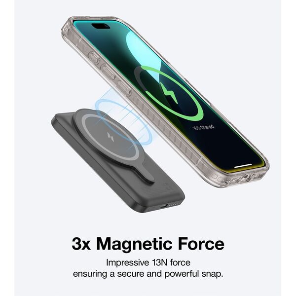 Θήκη σιλικόνης AMAZINGTHING Titan Pro Mag Case με μαγνητικό δακτύλιο για iPhone 16 Pro - γκρι