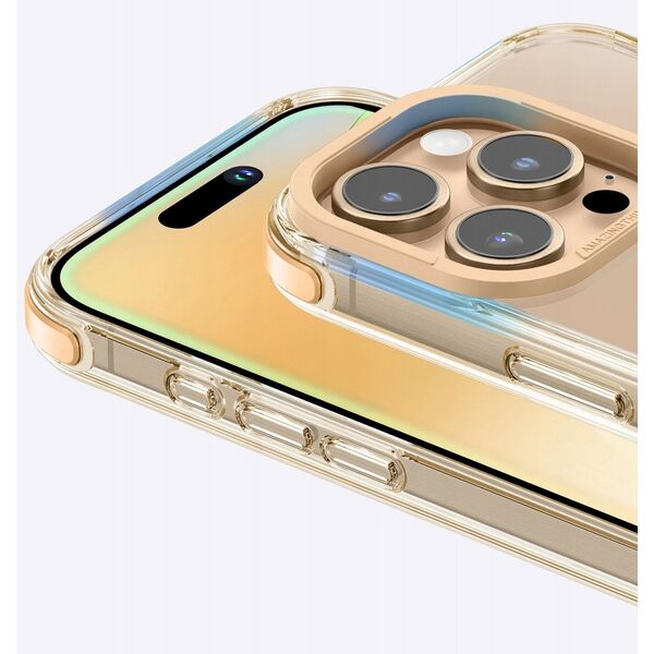 Θήκη σιλικόνης AMAZINGTHING Omni Mag Case για iPhone 16 Pro Max - ροζ χρυσό