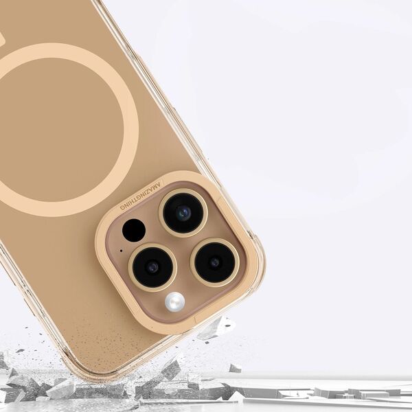 Θήκη σιλικόνης AMAZINGTHING Omni Mag Case για iPhone 16 Pro Max - ροζ χρυσό