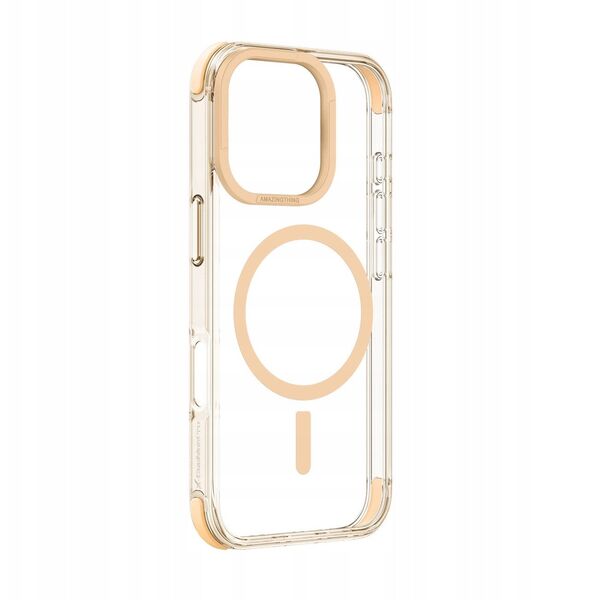 Θήκη σιλικόνης AMAZINGTHING Omni Mag Case για iPhone 16 Pro - ροζ χρυσό