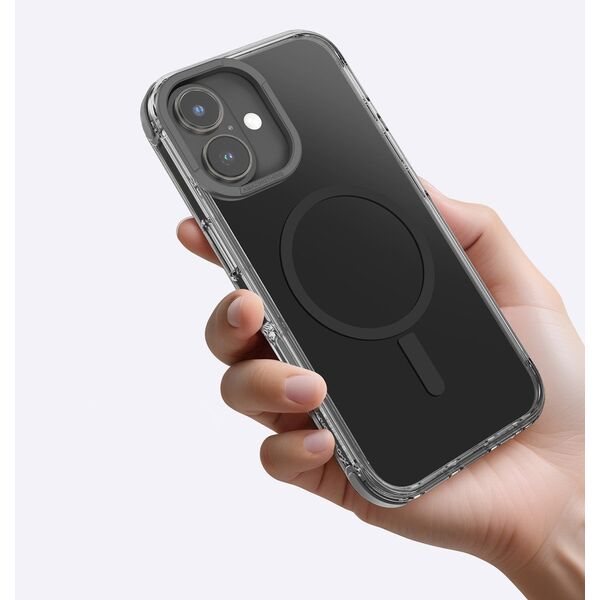 Θήκη σιλικόνης AMAZINGTHING Omni Mag Case για iPhone 16 Plus - μαύρο
