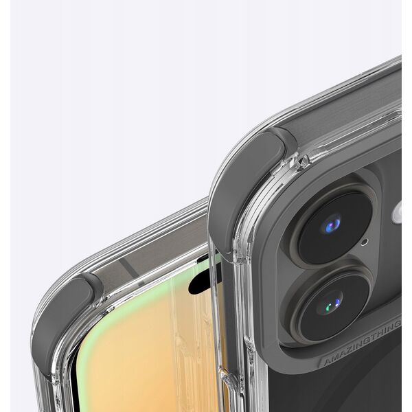 Θήκη σιλικόνης AMAZINGTHING Omni Mag Case για iPhone 16 Plus - μαύρο
