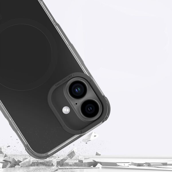 Θήκη σιλικόνης AMAZINGTHING Omni Mag Case για iPhone 16 Plus - μαύρο