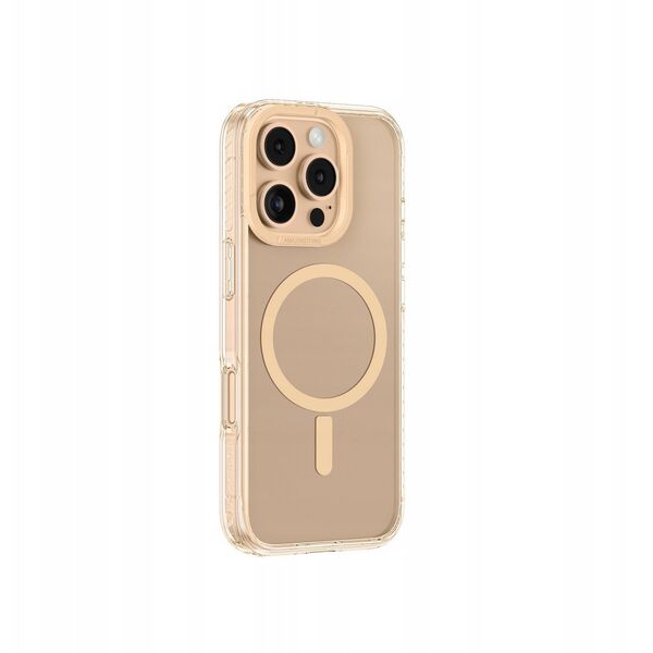 Θήκη σιλικόνης AMAZINGTHING Titan Pro Mag Case με μαγνητικό δακτύλιο για iPhone 16 Pro Max - ροζ χρυσό