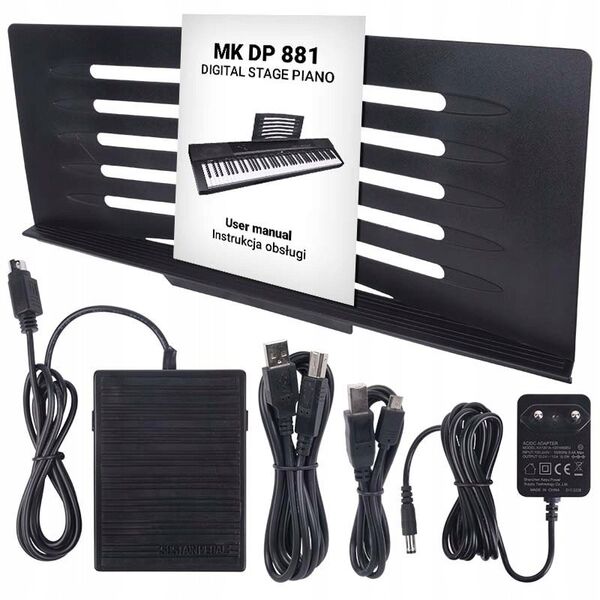 MK DP 881 ψηφιακό πιάνο, πλήκτρα για εκμάθηση