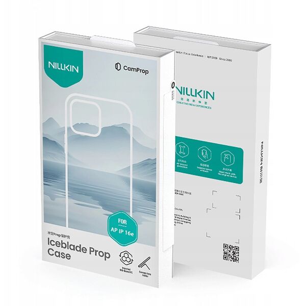 Θήκη Nillkin Iceblade Prop με κάλυμμα φακού και βάση για iPhone 16e - πράσινο