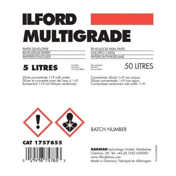 Ilford paper developer Multigrade 5l (1757855)