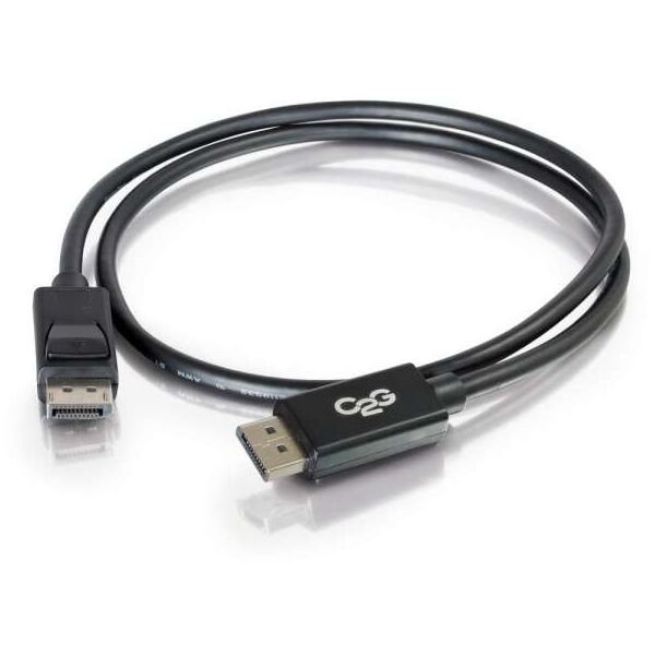 Καλώδιο C2G 25ft Ultra High Definition DisplayPort με Κλειδαριές - Καλώδιο DisplayPort 8K - M/M - Καλώδιο DisplayPort - DisplayPort (M) σε DisplayPort (M) - 7.62 m - κλειδωμένο - Μαύρο