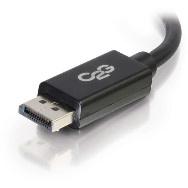 Καλώδιο C2G 25ft Ultra High Definition DisplayPort με Κλειδαριές - Καλώδιο DisplayPort 8K - M/M - Καλώδιο DisplayPort - DisplayPort (M) σε DisplayPort (M) - 7.62 m - κλειδωμένο - Μαύρο
