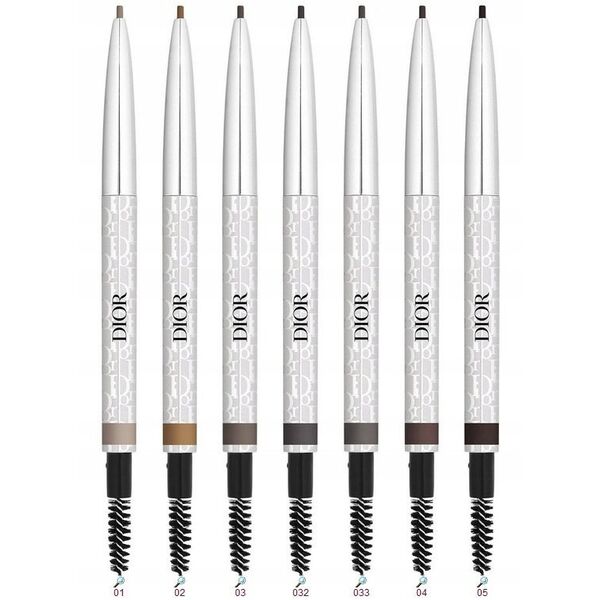 Christian Dior, Diorshow Brow Styler, Διπλής Όψης, Μολύβι Φρυδιών με Κρέμα, 05, Μαύρο, 0.09 g Για Γυναίκες