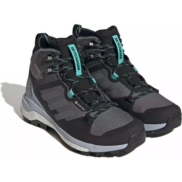 Γυναικεία παπούτσια πεζοπορίας adidas TERREX Skychaser 2 Mid GTX - gresix/grefou/halsil
