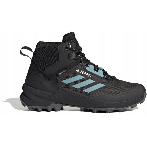 Γυναικεία παπούτσια πεζοπορίας adidas TERREX Swift R3 Mid GTX - cblack/minton/grefiv