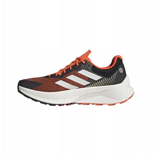 Ανδρικά παπούτσια για τρέξιμο Adidas TERREX Soulstride Flow - μαύρο/λευκό/πορτοκαλί