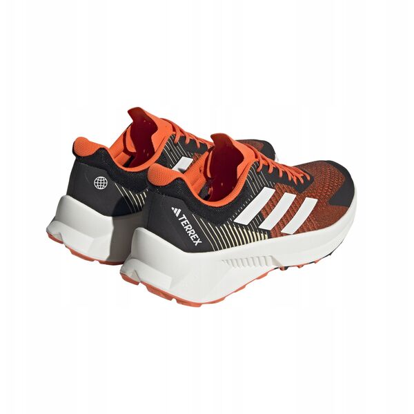 Ανδρικά παπούτσια για τρέξιμο Adidas TERREX Soulstride Flow - μαύρο/λευκό/πορτοκαλί