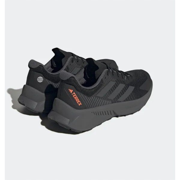 ανδρικά παπούτσια trail adidas TERREX Soulstride Flow - μαύρο/γκρι/πορτοκαλί