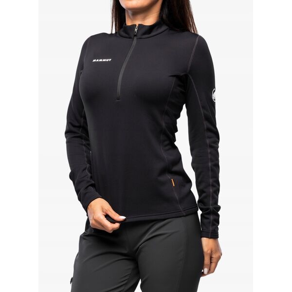 Γυναικεία μπλούζα χωρίς κουκούλα Mammut Aenergy ML Half Zip Pull - μαύρο