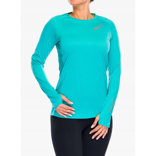 Γυναικεία μπλούζα για τρέξιμο Inov-8 Base Elite LS - teal
