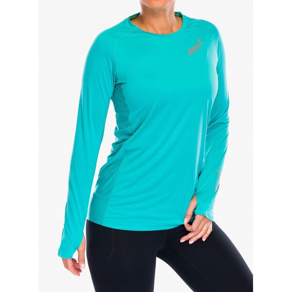 Γυναικεία μπλούζα για τρέξιμο Inov-8 Base Elite LS - teal