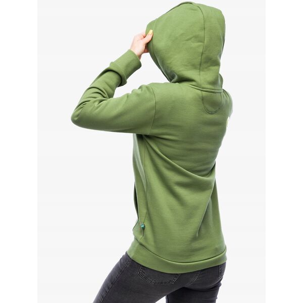 Γυναικεία μπλούζα με κουκούλα Edelrid Spotter Hoody IV - kale