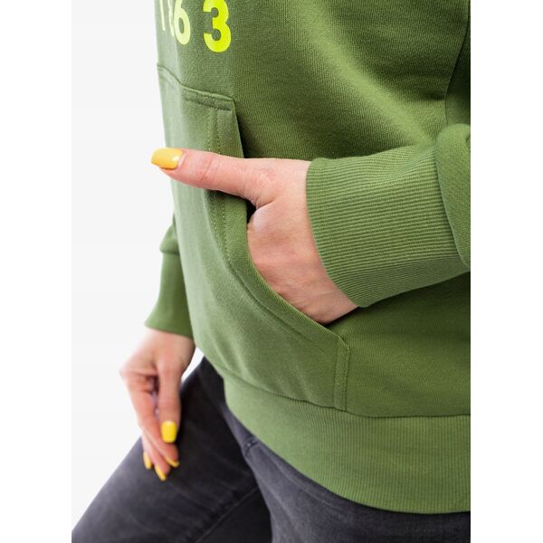 Γυναικεία μπλούζα με κουκούλα Edelrid Spotter Hoody IV - kale