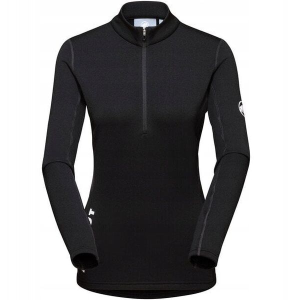 Γυναικεία μπλούζα χωρίς κουκούλα Mammut Aenergy ML Half Zip Pull - μαύρο