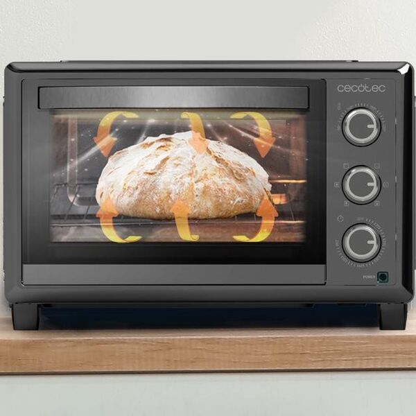 Cecotec Mini Oven | Bake&Toast 2600 Black 4Pizza | 26 L | 1500 W | Black