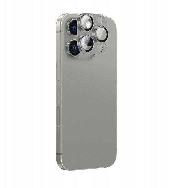Tempered Glass AMAZINGTHING Aviation-Grade Alloy Lens για την κάμερα του iPhone 16 Pro / 16 Pro Max - γκρι