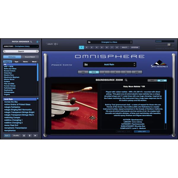 Spectrasonics - Αναβάθμιση στο OMNISPHERE 2