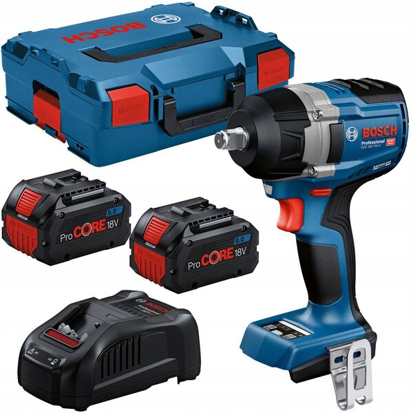 BOSCH ΚΛΕΙΔΙ UD.1/2" GDS 18V-750 C 2xPC8,0Ah 750Nm GCY LB